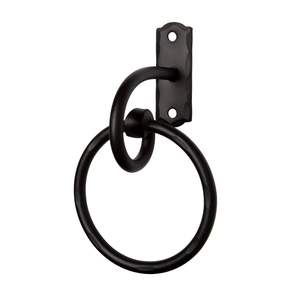 Space <b>Saving</b> Metal Towel Ring Holder For Small Bathroom Areas With Stylish Design And Strong Wall Mount Support - Product Image 3