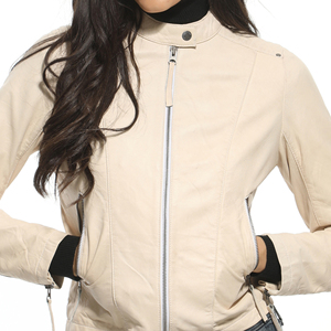 2026 Classic <b>New</b> Design Women Leather Jacket High Quality Printed Breathable Eco-Friendly Quick Dry Cotton Filled Winter Sale - Product Image 3