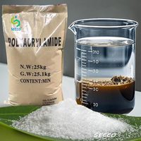 Poliacrilamida Aniónica y Catiónica (PAM) SECCO en Polvo, Floculante para Tratamiento de Agua, Certificado ISO9001, 100% Pureza, Alta Calidad