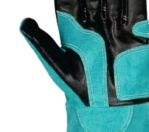 Premium Quality 8mil Durable Soft Lining Heat Resistance Grain Anti-Static Anti-Slip 14 Inch Work Welding Safety <b>Gloves</b> - Product Image 2