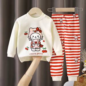 Conjunto Deportivo Casual de Primavera para Niños y Niñas, Sudadera con Capucha y Pantalones Jogger, Mezcla de Algodón Transpirable de Alta Calidad, Tela Suave, Colores Personalizados - Product Image 1