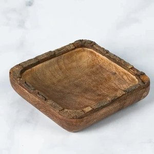 Plateaux décoratifs en bois de design haut de gamme, plateau de service en bois avec poignée, plateau de service en bois, prix de gros direct usine - Product Image 2