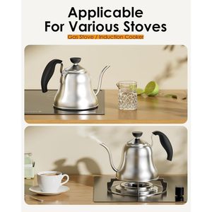 Bollitore a Collo d'Oca Premium per Caffè e Tè, Riscaldatore d'Acqua Calda per Campeggio - Product Image 2