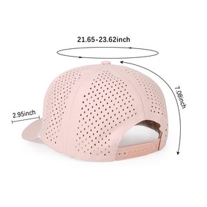 หมวกแก๊ปแบบ Snapback แห้งเร็ว น้ำหนักเบา สำหรับกีฬากลางแจ้ง รับผลิตตามแบบ OEM สั่งซื้อจำนวนมาก - Product Image 4