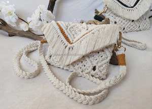 ใหม่Handmadeฤดูร้อนBeach Strawกระเป๋าCustom Bohemianกระเป๋าถือผู้หญิงสไตล์Macrameไหล่กระเป๋าSeagrass Beach Crossbodyกระเป๋า - Product Image 3