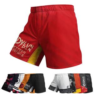 Pantalones cortos MMA para hombre, con estampado, cintura elástica, para entrenamiento en gimnasio, kickboxing, ligeros, de secado rápido, coloridos, para artes marciales mixtas. - Product Image 5