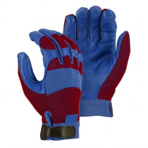 Safety Work <b>Gloves</b> Synthetic Leather Palm Spandex Back Adjustable Wrist Guard Utility <b>Gloves</b> USA Market 2026 - Product Image 4