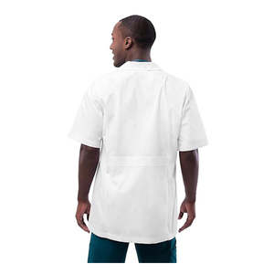 Batas de Laboratorio Profesionales para Hombre y Mujer, 100% Algodón, Manga Corta, Blancas, Uniformes Médicos, Uniformes de Trabajo para Doctores, Uniformes de Hospital - Product Image 6