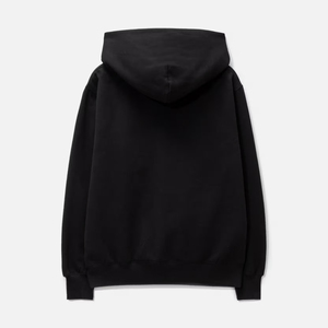 Sudadera con capucha de letras con pedrería para hombre, corte holgado, algodón French Terry de 450GSM, media cremallera, estilo oversize, streetwear - Product Image 2