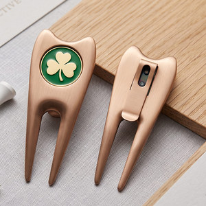 Kit de réparation de divots magnétique de haute qualité avec marqueur de balle, outils de réparation de divots de golf en métal personnalisés - Product Image 3