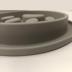 Comedero Elevado para Perros con Tapete de Alimentación Lenta, Tazón de Acero Inoxidable, Tamaño Regular, Diseño Moderno, Solución para la Alimentación de Mascotas - Product Image 1