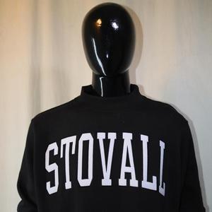 Sudadera STOVALL con cuello simulado, 450 GSM, bordado con nombre personalizado, corte holgado, 100% algodón, felpa francesa. - Product Image 3