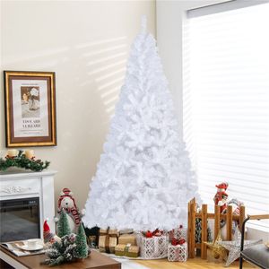 Albero di Natale Bianco di Lusso 2,1 Metri, Alta Qualità in Carta PET, Realistico e Grande per Decorazioni Esterne e Interne, Personalizzabile per le Festività - Product Image 6