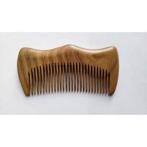 Peine para Cabello Antiestático de Dientes Anchos Natural, Artesanía Ecológica de Bambú y Madera para Cabello Grueso con Acabado Suave - Product Image 1