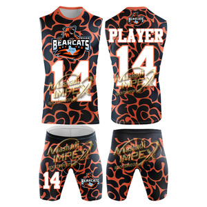 Uniforme de Fútbol Americano Personalizado 7v7 con Logotipo del Equipo, Nombres y Números de Jugadores, Proveedor OEM ODM - Product Image 4