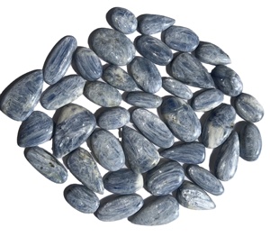 Cabujón de cuarzo de cianita azul de grado AAA, increíble piedra de meditación Reiki de cianita azul para Chakra del tercer ojo, piedra preciosa de cianita de cristal - Product Image 2