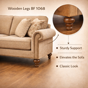 Pieds de meubles en bois massif tournés de luxe, pour canapé, table, armoire, design haut de gamme, pièces de meubles OEM - Product Image 2