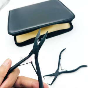 Kit d'outils professionnel multi-usages pour extensions capillaires : Démonte-perles et outil de pose, accessoires en acier inoxydable revêtu - Product Image 2