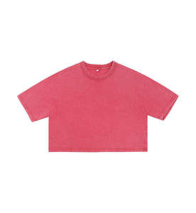 Camiseta Corta de Moda para Mujer, Prenda de Algodón, Producción al por Mayor, Fábrica - Product Image 6