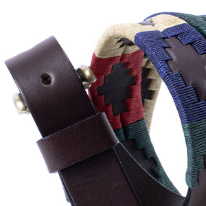 Ceinture de polo équestre en cuir d'Argentine de qualité supérieure pour acheteurs professionnels - Noir/Marron, taille personnalisable - Product Image 3