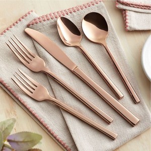 Luxury Stainless Steel Cutlery <b>Set</b> Mirror Polished Silver Flatware <b>Set</b> Hotel Restaurant Tableware Fork Spoon Knife 24pcs Kit - Product Image 5