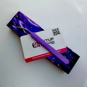 GETUP BROSONS IMPEX Purple Nouvelles Pinces à Cils Longues en Acier Inoxydable pour Isolation, Outil de Précision, Emballage Boîte - Product Image 1