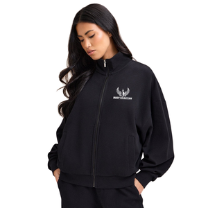 Women's Customized Colors Solid Printed Winter Waffle Full Zip Tracksuit Set Regular Fit Jacket <b>Wide</b> <b>Leg</b> <b>Pants</b> Casual <b>Lounge</b> - Product Image 4