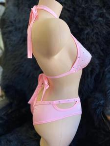 Ensembles deux pièces en strass, col rond, design moderne, faible MOQ, livraison rapide, confortables et doux au toucher. - Product Image 3