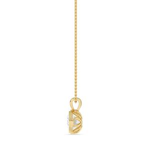 Colgante Ovalado de Diamante Cultivado en Laboratorio en Oro Rosa de 18K, 2.00 CTW, Joyería para Mujer, Clásico, Elegante, Regalo - Product Image 6
