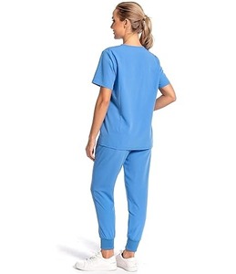 Uniformes Médicos Cherokee Unisex de Lujo, Uniformes de Hospital para Personal Médico, Cuello en V, Manga Corta, Tejido de Algodón - Product Image 2