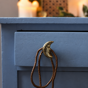 Handcrafted Solid Brass Half Moon Cabinet <b>Knob</b> Gold Finish Modern Decorative Drawer Pull Wardrobe <b>Door</b> Handle Hardware - Product Image 5