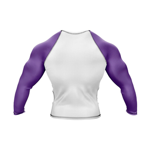 เสื้อคอมเพรสชั่นแขนสั้นสำหรับ MMA BJJ แบบไม่ใช้ยูนิฟอร์ม  ผ้าทนทาน ยืดได้ 4 ทิศทาง เหมาะสำหรับการต่อสู้ - Product Image 3