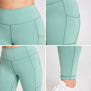 High Waist Women's Plus Size Leggings Full Length Gym <b>Tights</b> Workout Wear Compression Pants Spandex/Polyester Stretch - Product Image 6