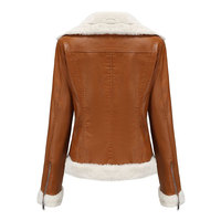 Nouvelle arrivée, veste en cuir de haute qualité pour femmes, vente en gros, veste en cuir respirant, nouveau design, manteau en cuir véritable