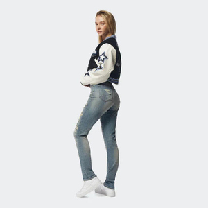 Premium Quality Varsity Jacket For Women Winter Wear 100% Wool Varsity Jacket With Embroidery Working And OEM - Product Image 3