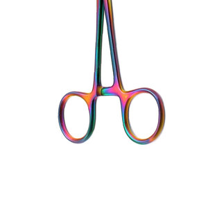 Pinzas Hemostáticas Precisas Kelly con Bloqueo, Pinza de Sujeción Plateada Manual de 5.5 Pulgadas Recta/Curva de Acero Inoxidable - Product Image 4