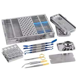 Juego de Cajas PRF de Acero Inoxidable, Caja de Instrumentos Manuales para Cirugía Dental con Fibrina Rica en Plaquetas, Clase I, Certificado ISO por Dentavex - Product Image 1