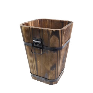 Vases et pots à fleurs décoratifs rustiques en bois d'acacia, écologiques, faits à la main, OEM, sur mesure, vente en gros |   Aqudus Saleem Inde - Product Image 1
