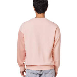 Sudadera Rosa Personalizada para Hombre, Sudadera con Capucha de Primera Calidad en Color Pastel |   Top con paneles de estilo streetwear estético |   Bordado 3D - Product Image 4