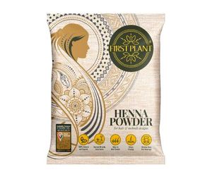 Poudre de henné premium du Rajasthan |   Poudre de henné 100% biologique pour la coloration et les soins des cheveux, henné certifié IGI directement importé (350 g) - Product Image 1