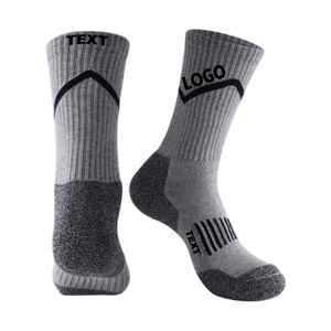 Chaussettes de randonnée en coton douces et confortables avec logo personnalisé, chaussettes épaisses et chaudes pour hommes - Product Image 3