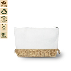 Bolsa de Aseo de Algodón Reciclado Laminado de 225 GSM, Bolsa de Viaje para Artículos de Aseo de 28x16x5 cm, Logotipo Personalizado, Venta al por Mayor, OEM, Marca Privada, Modelo BY0041-R - Product Image 2