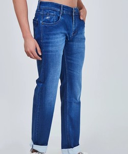 Best Selling Men's Casual Solid Breathable Skinny Jeans Regular Fit with Mid Waist Softener Wholesale in Low Price - Product Image 2