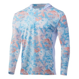 Custom Logo Men Fishing long sleeve Shirt Hot sale Soft Fabric Low GSM Fully Sublimation Quick Dry Men Fishing <b>Hoodie</b> - Product Image 5