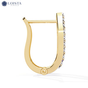 Diamante cultivado en laboratorio, corte brillante redondo, para pendientes de compromiso con certificado IGI, joyería de lujo para mujer - Product Image 2