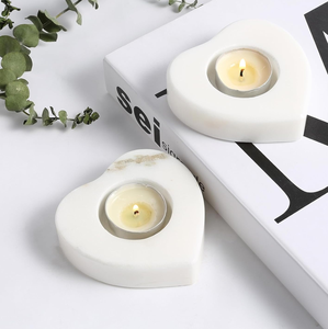<b>Marble</b> T-Light <b>Candle</b> <b>Holder</b> Round Customizable Multicolor <b>Marble</b> <b>Candle</b> <b>Holder</b> Home Decoration Stone Candlestick Stand - Product Image 5