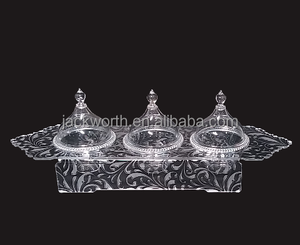 Juego de bandejas acrílicas para aperitivos, bandeja para restaurante - Product Image 5