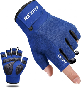 Rexfit Professional Breathable Fitness Gym <b>Gloves</b> for Weightlifting Exercise and Strength Training Accept Customized - Product Image 4