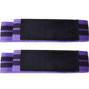 Sangles de levage robustes à double couture pour les haltérophiles professionnels, sangles de musculation en néoprène de couleur personnalisée - Product Image 4