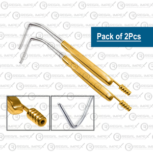 2 uds Aufricht Nasal Retractor Set 20cm herramienta de succión de acero inoxidable para rinoplastia Manual instrumento conjunto plástico Metal Material - Product Image 2